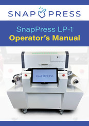 SNAP PRESS LP-1 Operator's Manual