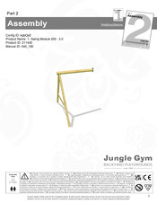 Jungle Gym Swing Module 200 3.0 Assembly Instructions Manual