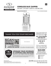 sunjoe 24V-BZ100-LTE Operator's Manual