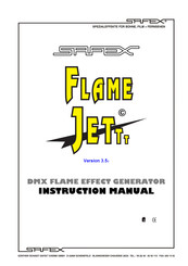Safex FLAME JETTT Instruction Manual