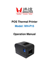 Brightek WH-P15 Manual