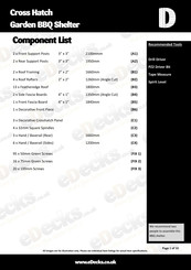 eDecks Cross Hatch Garden BBQ Shelter Manual