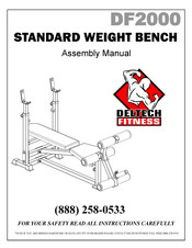Deltech Fitness DF2000 Assembly Manual
