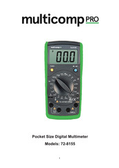 multicomp pro 72-8155 Manual