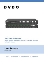 DVDO DVDO-Matrix-88SS-VW User Manual
