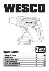 Wesco CDH18W Manual