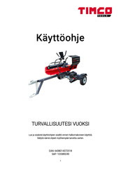 Timco Tools 103389249 Manual