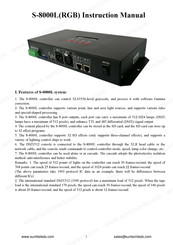 Sunlite S-8000L RGB Instruction Manual