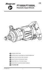 Snap-On PT1800A Original Instructions Manual