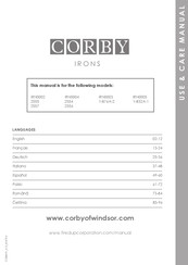 Corby 2557 Use & Care Manual