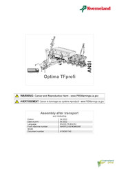 Kverneland Optima TFprofi Manual