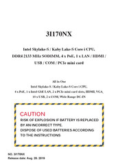 Lex 3I170NX Manual
