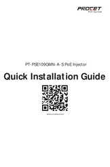 PROCET PT-PSE109GMN-A-S Quick Installation Manual