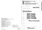 Pioneer SUPER TUNER III DEH-P3350B Operation Manual
