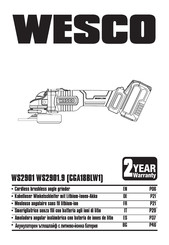 Wesco WS2901 Original Instructions Manual