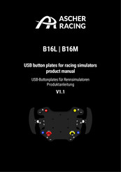 ASCHER RACING B16L Product Manual
