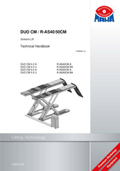 MAHA R-AS50CM BA Technical Handbook
