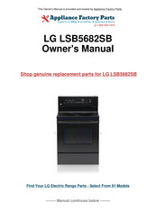 LG LSB5682SW Service Manual