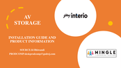 Godrej MINGLE AV STORAGE 112 PT Installation Manual
