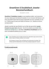 AJAX StreetSiren S DoubleDeck Instruction Manual