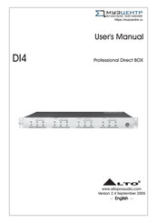 Alto DI4 User Manual