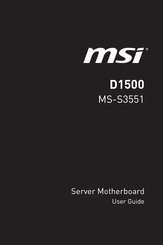 MSI D1500 User Manual