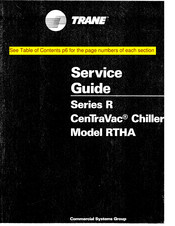 Trane CentraVac RTHA-W-1 Service Manual