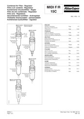 Atlas Copco MIDI F/R 15C Operator Instructions Manual