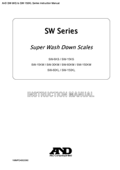 A&D SW Series Instruction Manual