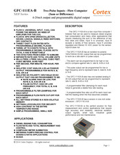 Cortex GFC-111EA-B Manual