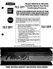 Bryant Plus 90i Users Information  Manual For The Operation And Maintenance