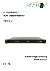 Polytron HDM 8 C User Manual