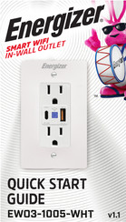 Energizer EW03-1005-WHT Quick Start Manual
