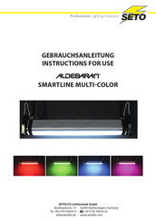 Seto 1417192000-4 Instructions For Use Manual