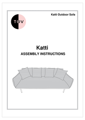 Living Spaces TOV Katti 343490 Assembly Instructions Manual