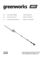 GreenWorks PTE346 Operator's Manual