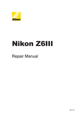 Nikon Z6III Repair Manual