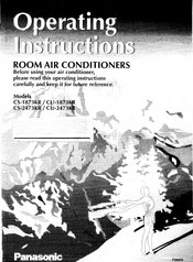 Panasonic CU-1873KR Operating Instructions Manual