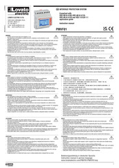 LOVATO ELECTRIC PMVF81 Instruction Manual