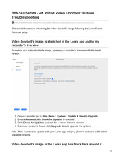 Lorex B451AJD-EG Troubleshooting