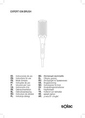 SOLAC EXPERT ION BRUSH Instructions For Use Manual