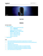 Logitech YETI GX Faqs