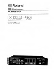Roland PLANET-P MKS-10 Owner's Manual