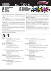 Jamara Kids Push-Tractor New Holland T7 Instruction Manual