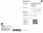 Honeywell Home Smart RTH6585R1006 User Manual
