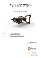Tecno Piu tpsafe SBH M10 Instruction Manual