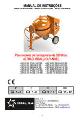 IRBAL BET 320 REF RPN ELE 2 HP TMR Instruction Manual