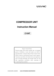 Ulvac C10AT Instruction Manual
