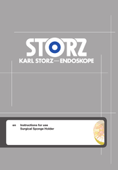 Karl Storz 32340 Instructions For Use Manual