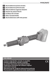 Worcraft CDG-S20LiB Instruction Manual